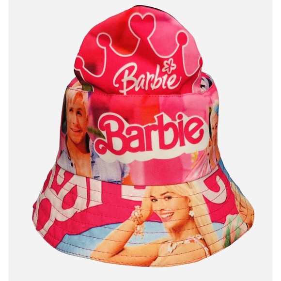 Barbie Movie Children’s Bucket Hat Probably Crown Margot Robbie Ken HTF Unique - Picture 10 of 10